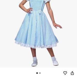 Blue Gingham Kids Costume Dress